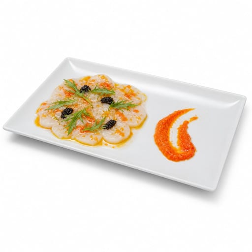 Le même plat, ambiance blanc pur