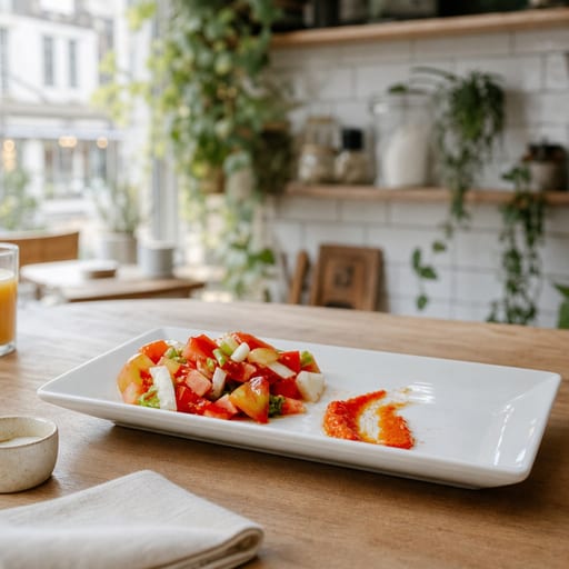 Le même plat, ambiance clair & lumineux